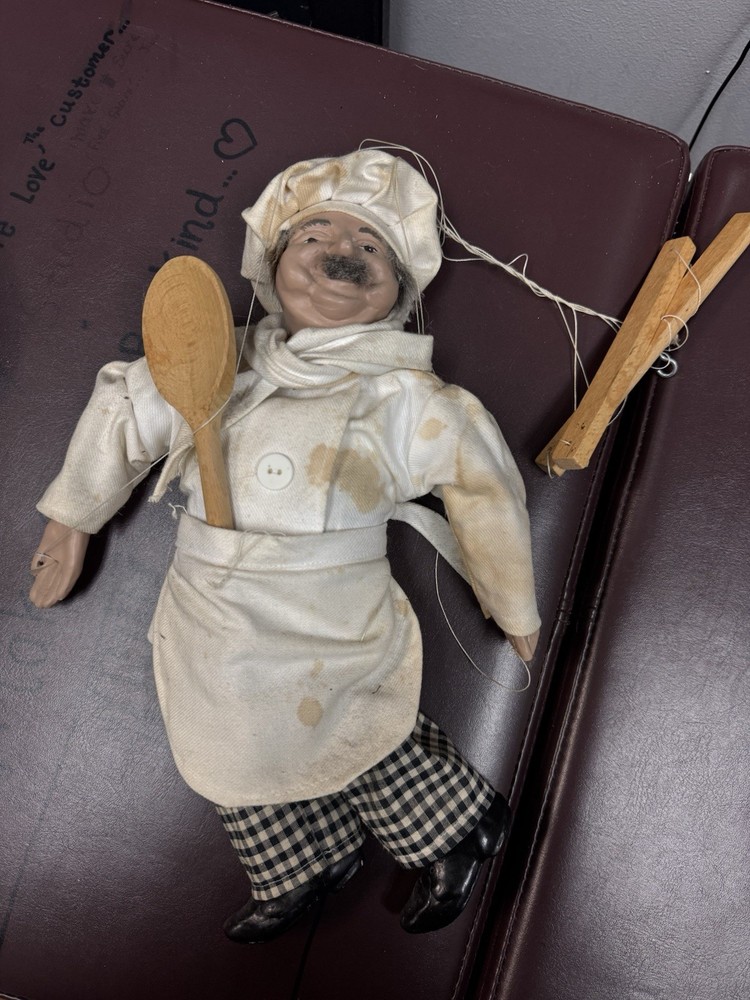 Marionette Chef - From The 60’s? Handmade Original Puppet