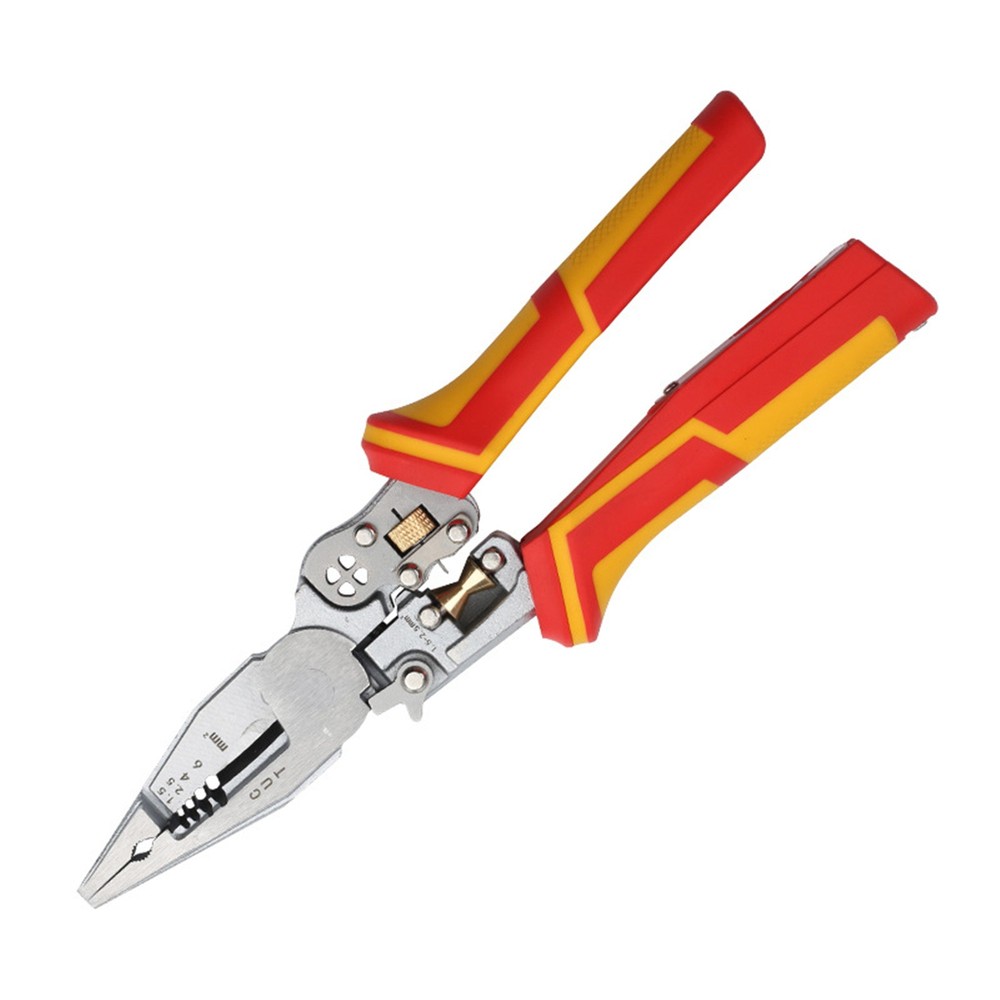 Voltage Tester Wire Stripper Pliers Multi Tool for AC DC Wire Twisting Cutting
