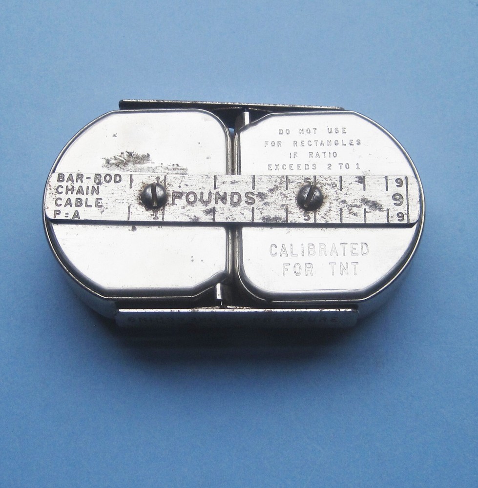 Lufkin demolition charge computing tape. Free shipping.
