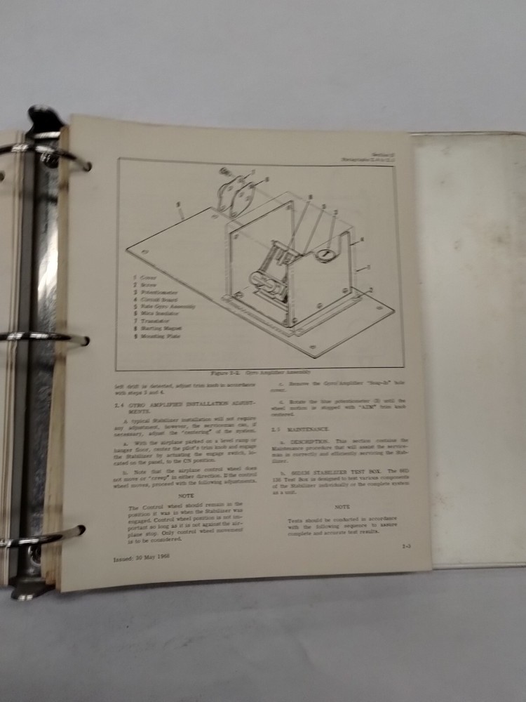 Mitchell Automatic Flight Systems Century II &III Optional Equipment Service
