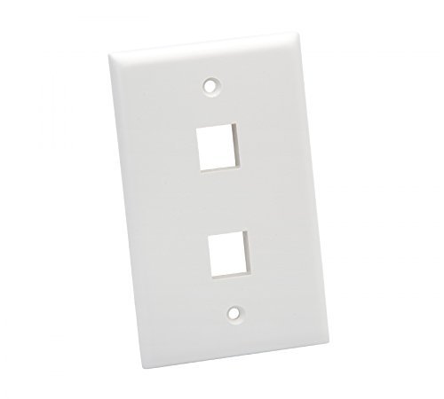 Platinum Tools 602WH-25 Double Port Wall Plate