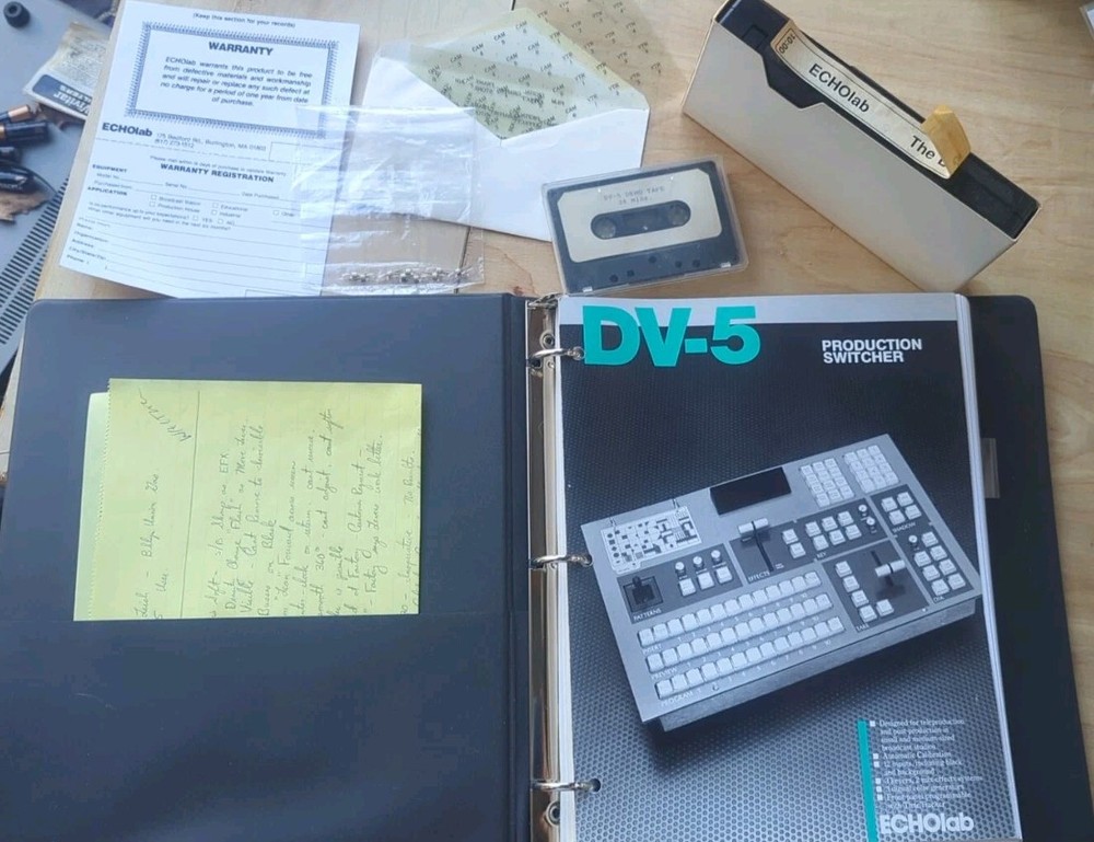 ECHOlab DV-5 Production Switcher Manual