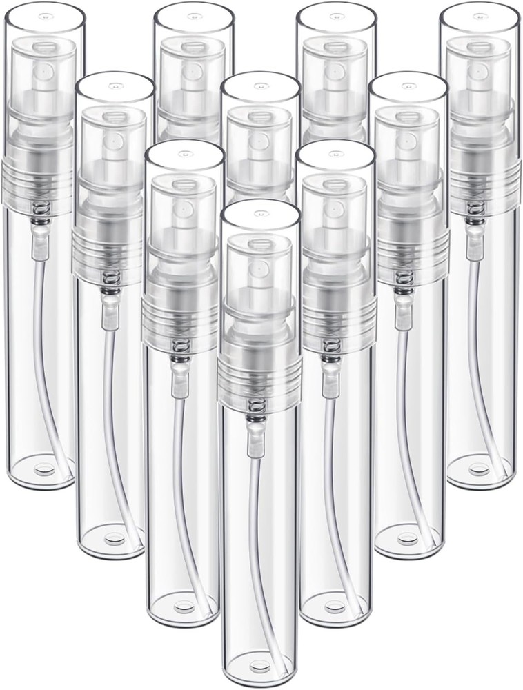 Mini Spray Bottle 10 Pack 5Ml Mini Plastic Spray Bottle Empty Fine Mist Refillab