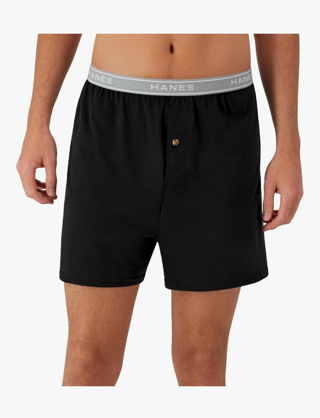 Hanes Boxers,Cool & Breathable Cotton,Exposed & Comfortflex Waistbands 5 Pack