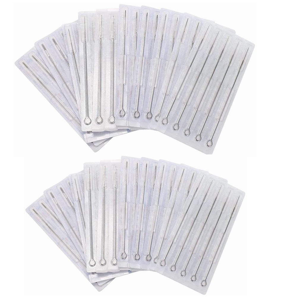 Tattoo Needles Set,DOWEI 100PCS Disposable Mix Size MIX