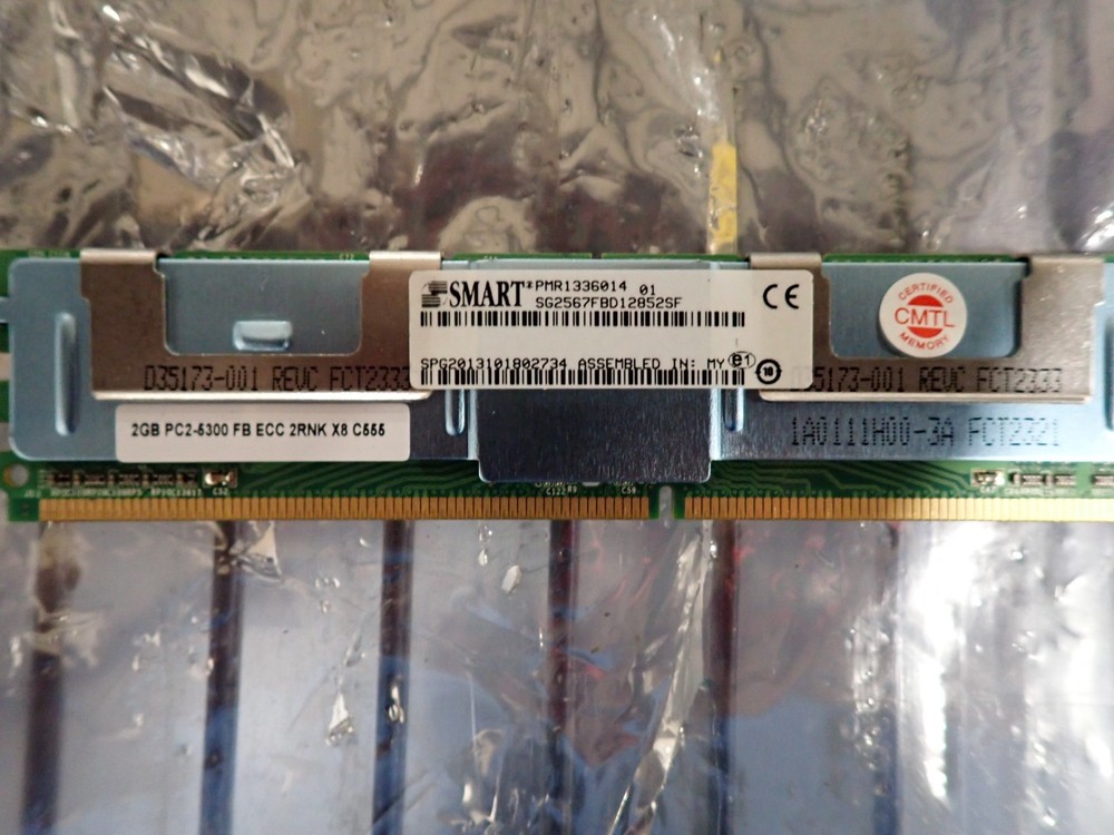 Smart SG2567FBD12852SF DDR2 SDRAM 2Gbyte 240DIMM DRAM Memory Ram Module