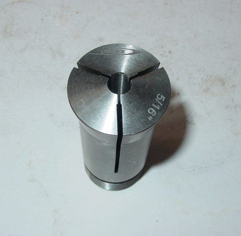 Lyndex 5C Collet 5/16” Round With Internal External Threads