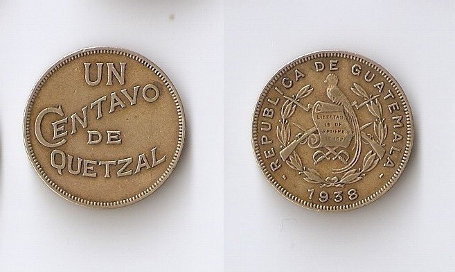 Guatemala 1 centavo 1938