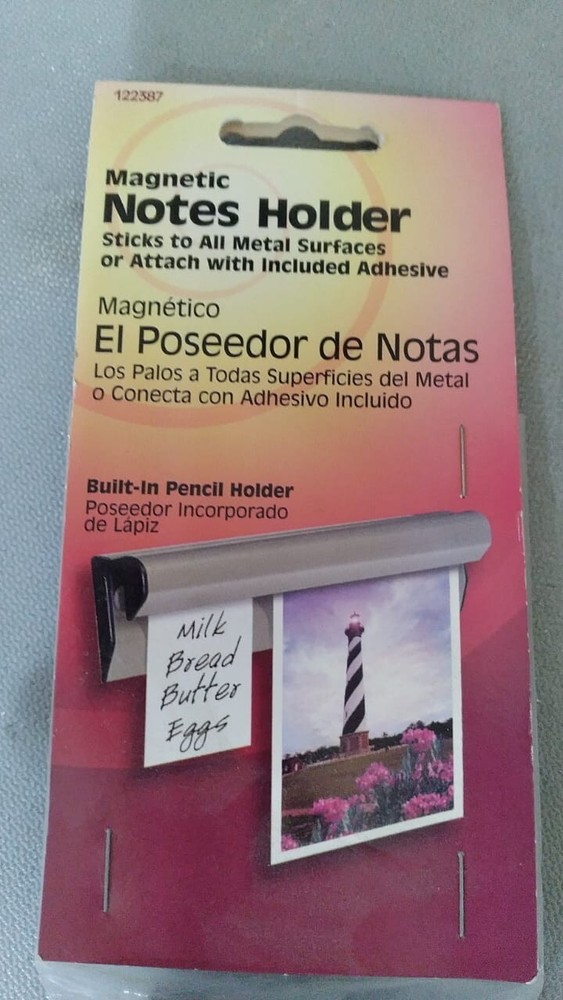 New Hillman 12" Magnetic Notes Holder 122387