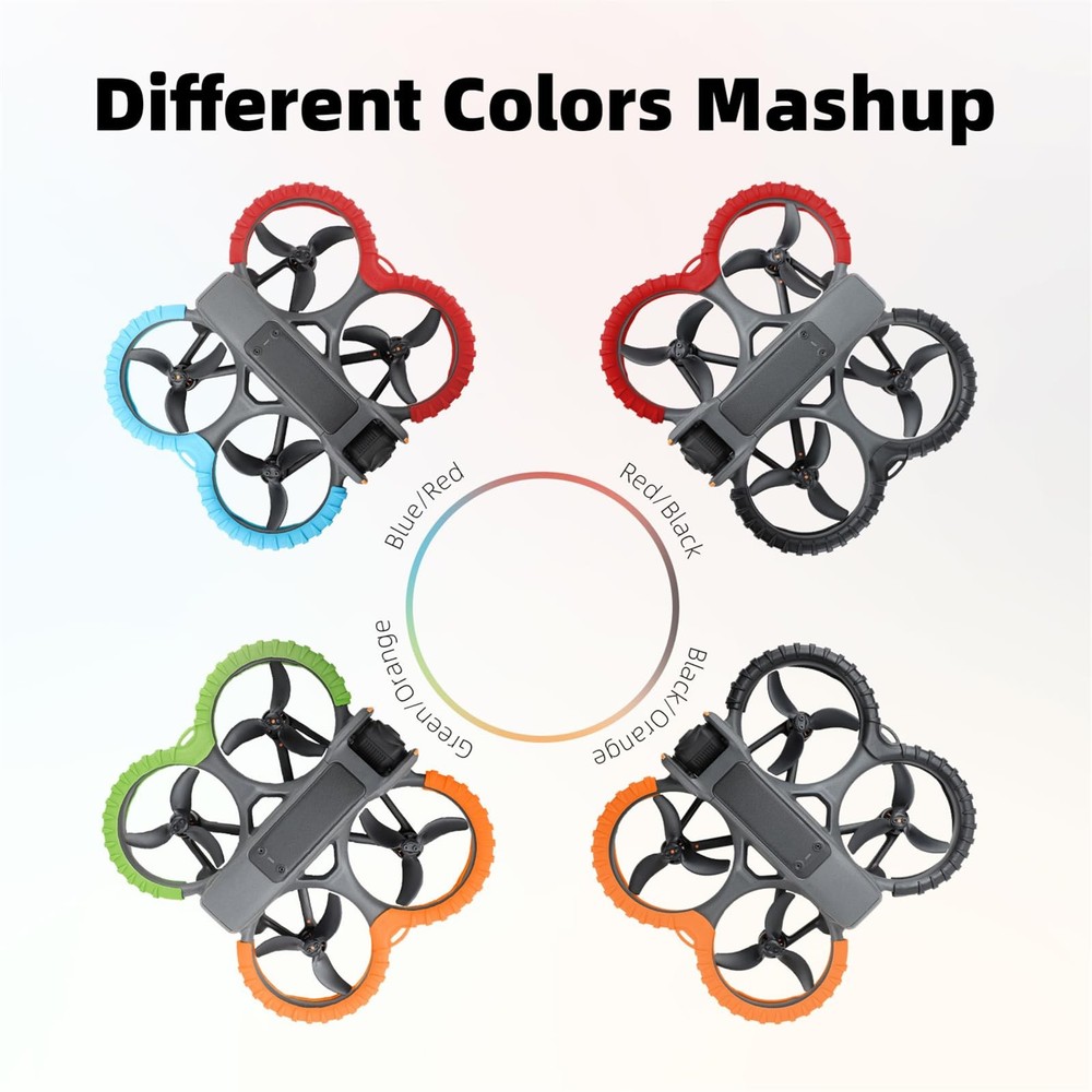 FSIDIWT Avata 2 Propeller Guard Protector, 2 Impact Blue