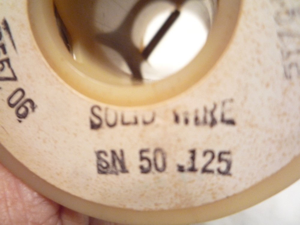 Gardiner 50% SN Solid Wire Solder 16 OZ, Solid 0.125
