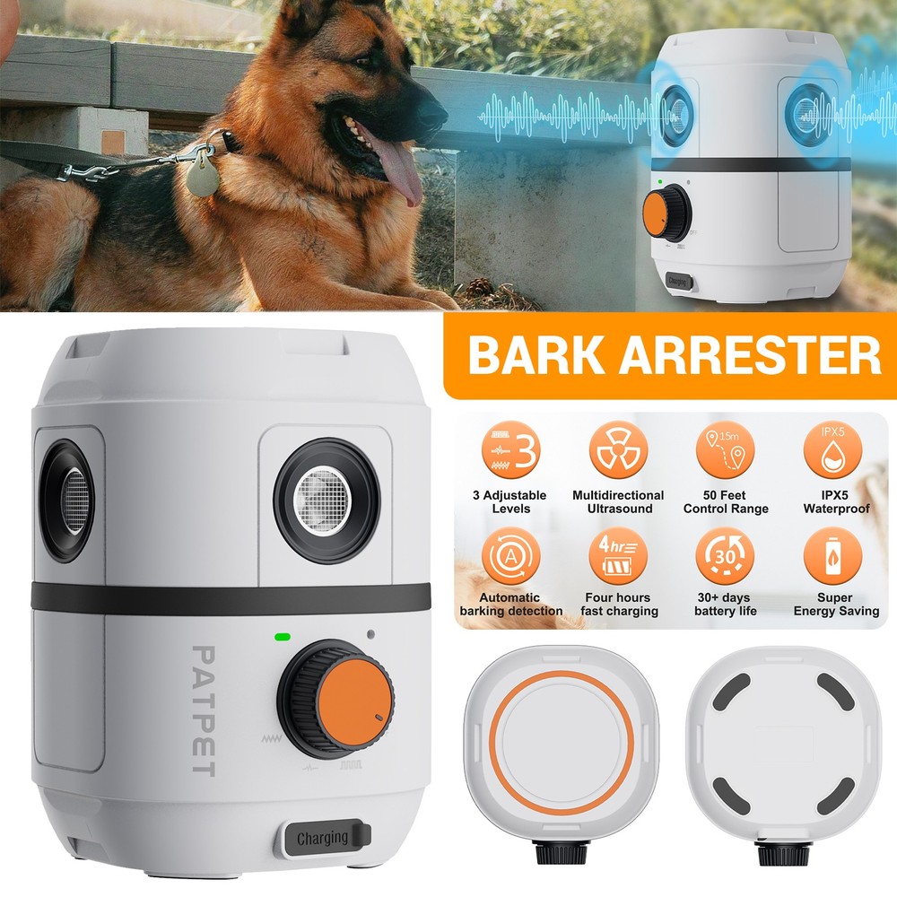 Ultrasonic Anti-Barking Device Dog Bark Control Deterrent Box Training Device