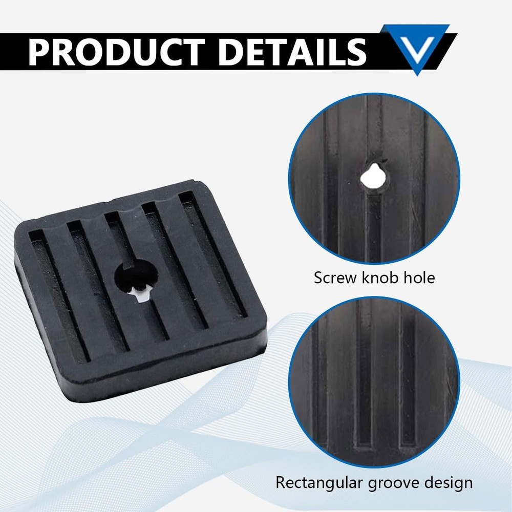 4 Pcs Mini Split AntiVibration Pads, Air Conditioner Shock Pad, Wall Mounting