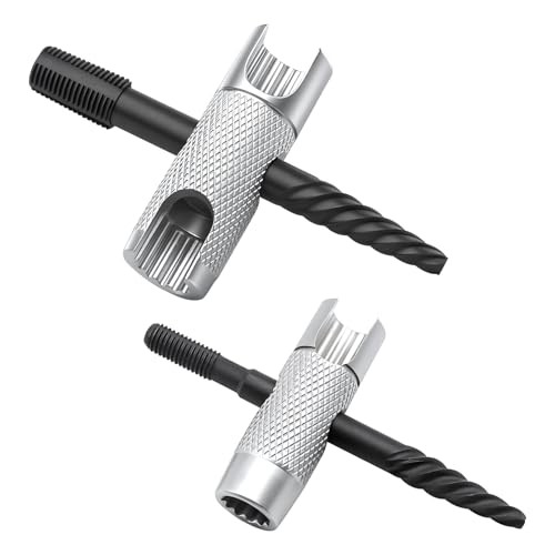 2 Pcs Grease Fitting Tool, 4-in-1 Grease Zerk Fitting Tool, Grease Zerk Tool