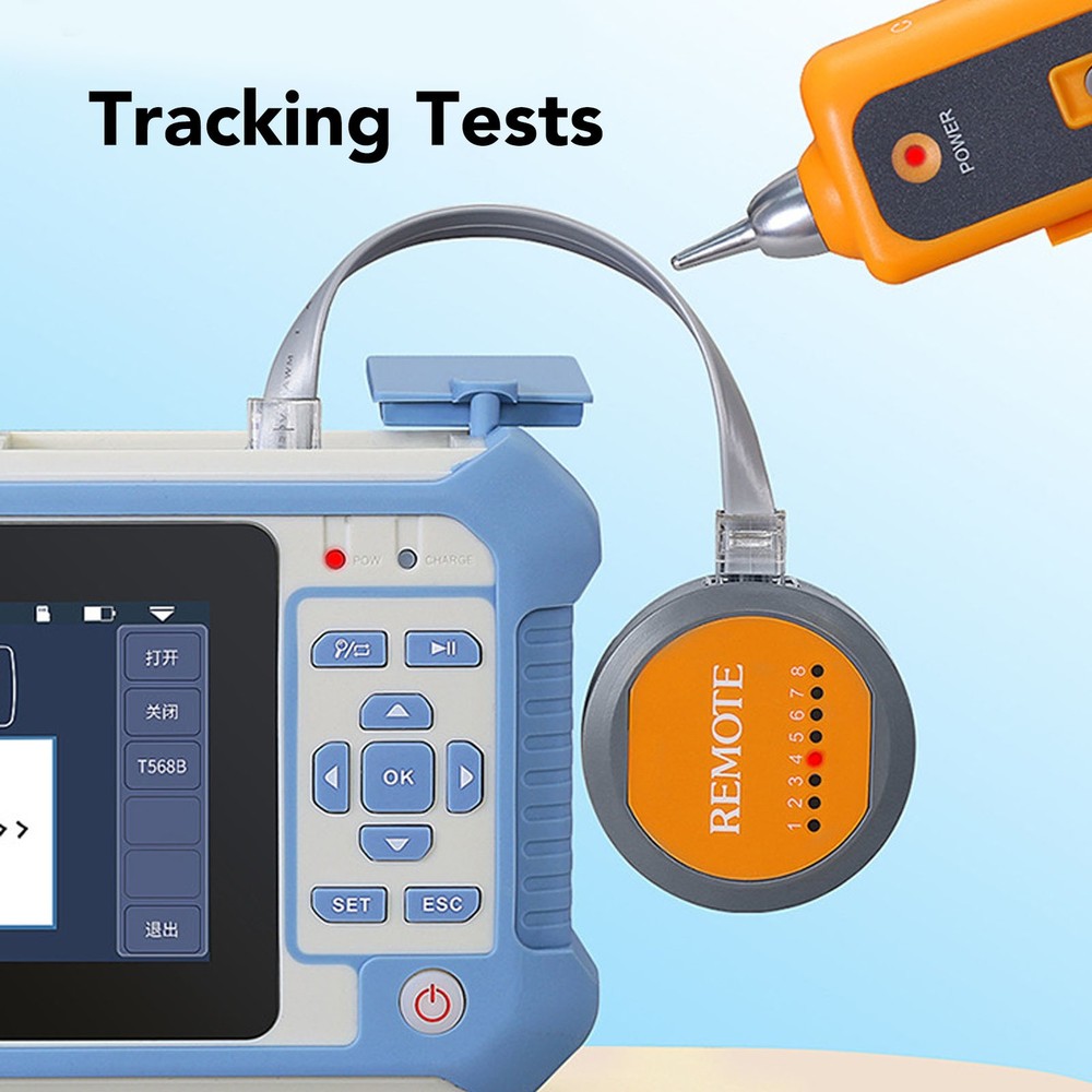 US Plug OTDR Tester Multifunctional Optical Time Domain Reflectometer Wit