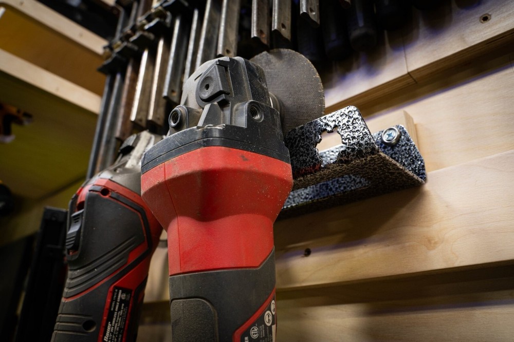 Angle Grinder Hanger Shop Tool Organizer