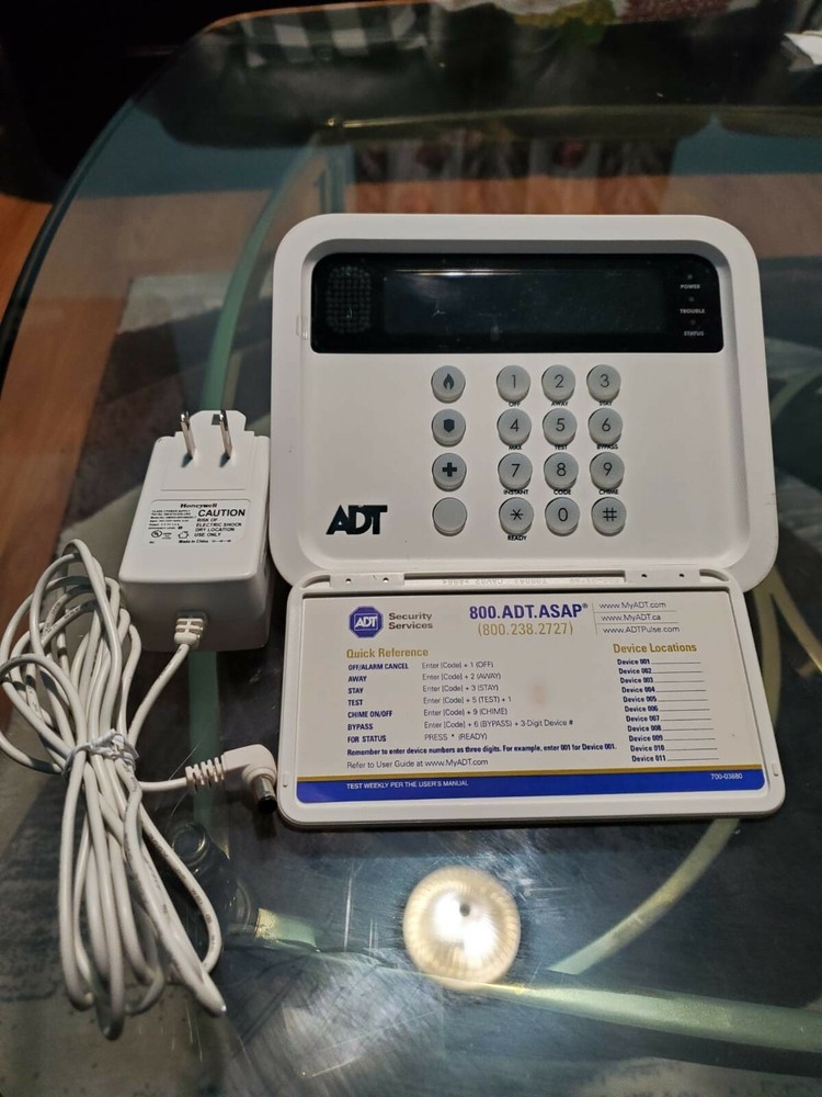 ADT Pulse Alarm System w/Wireless Camera, Base, Keypad, 3 Motion Sensor, KeyFob