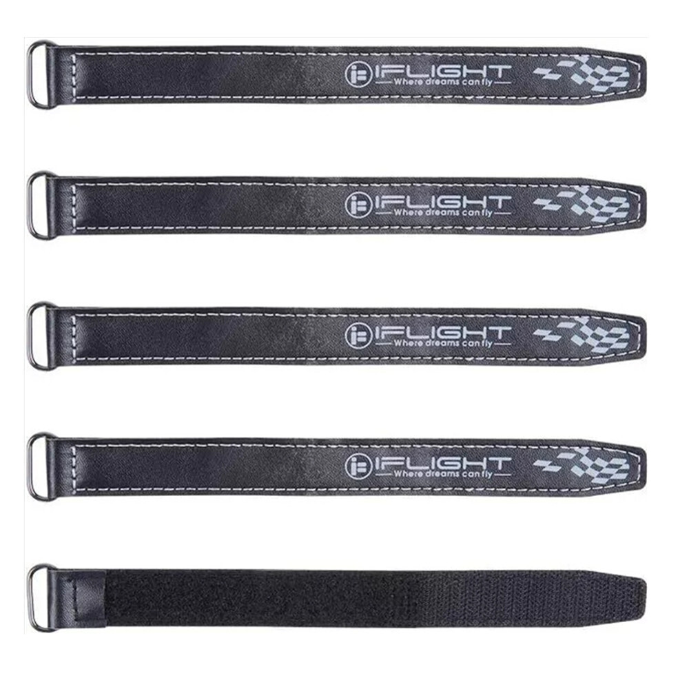 5Pcs IFlight Durable LiPo Battery Straps Microfiber Leather for FPV Batteries