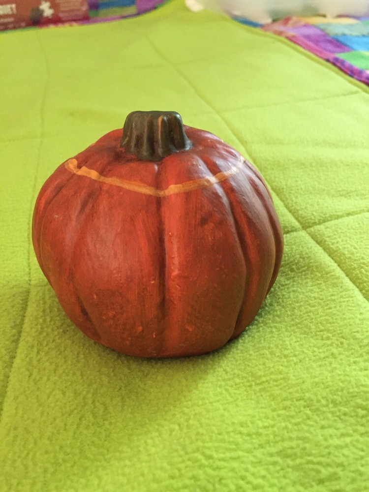Small Pumpkin Paperweight Halloween