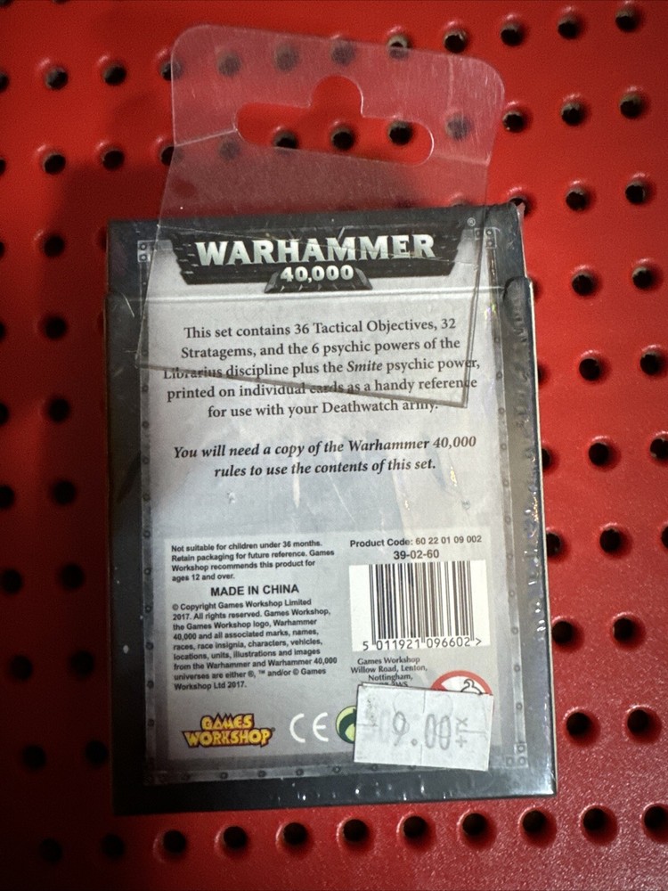 Warhammer 40K Datacards Deathwatch new sealed 39-02-60