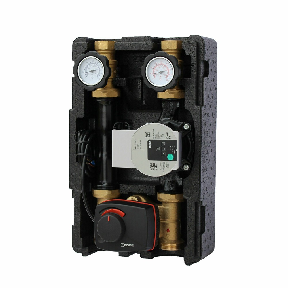 Pump Assembly for Central Heating With Mixing Valve Wilo Thermal Insulation