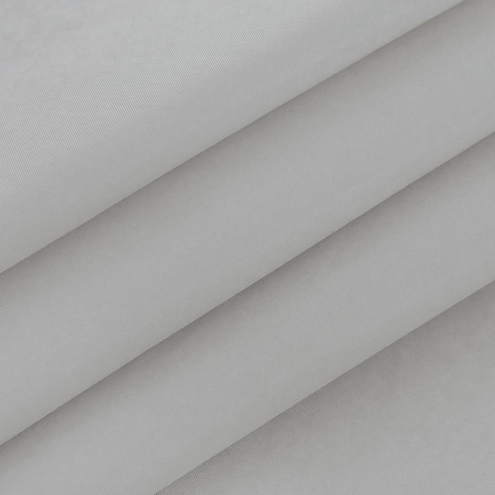 Vinyl Tablecloth with Flannel Backing for 84" x 60" (Rectangular) Light Grey