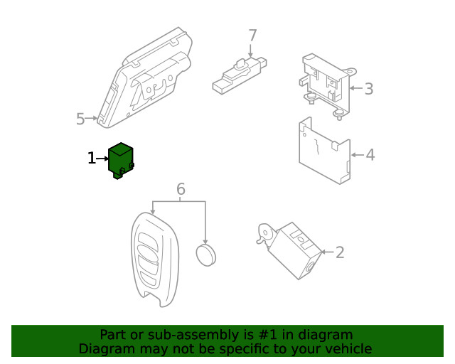 Genuine Subaru Warning Buzzer 88021AL000
