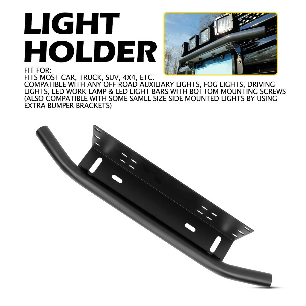 Bull Bar Bumper License Light Mount Holder For Subaru Forester Outback Crosstrek