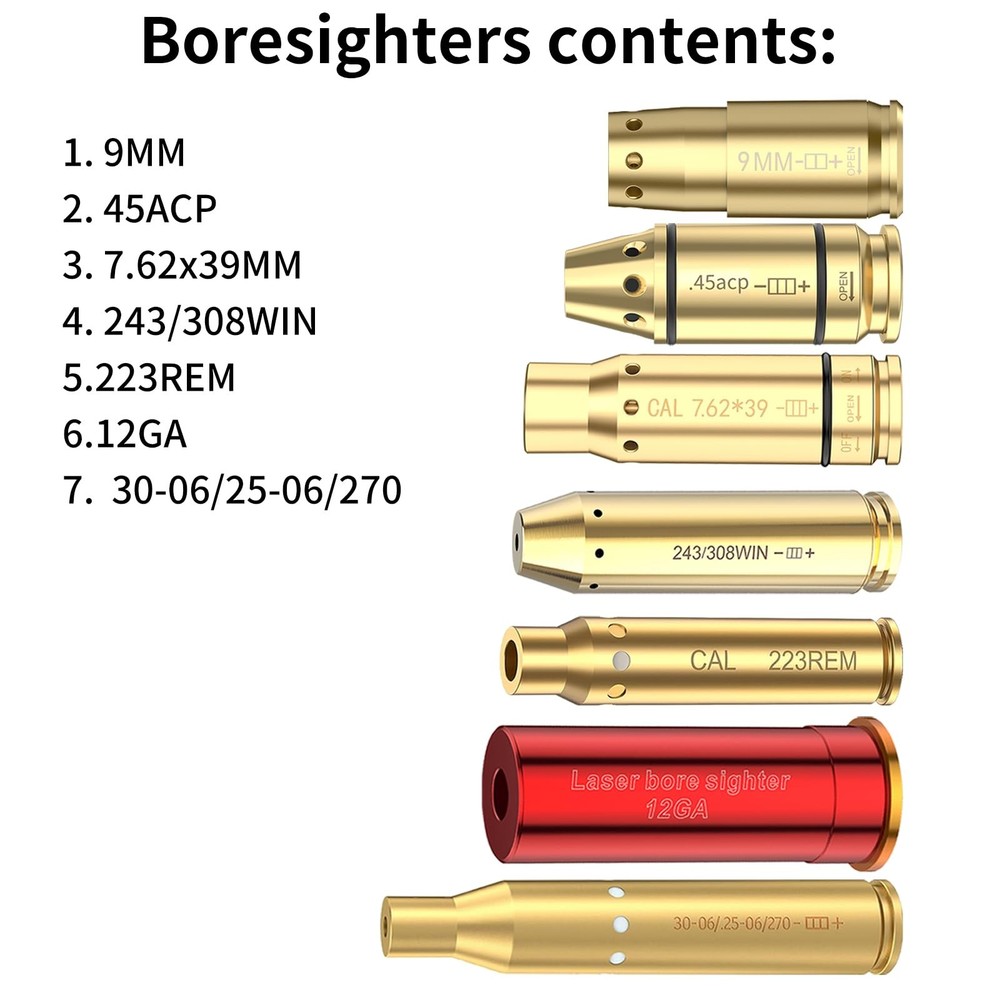 Tipfun Laser Bore Sights for red laser