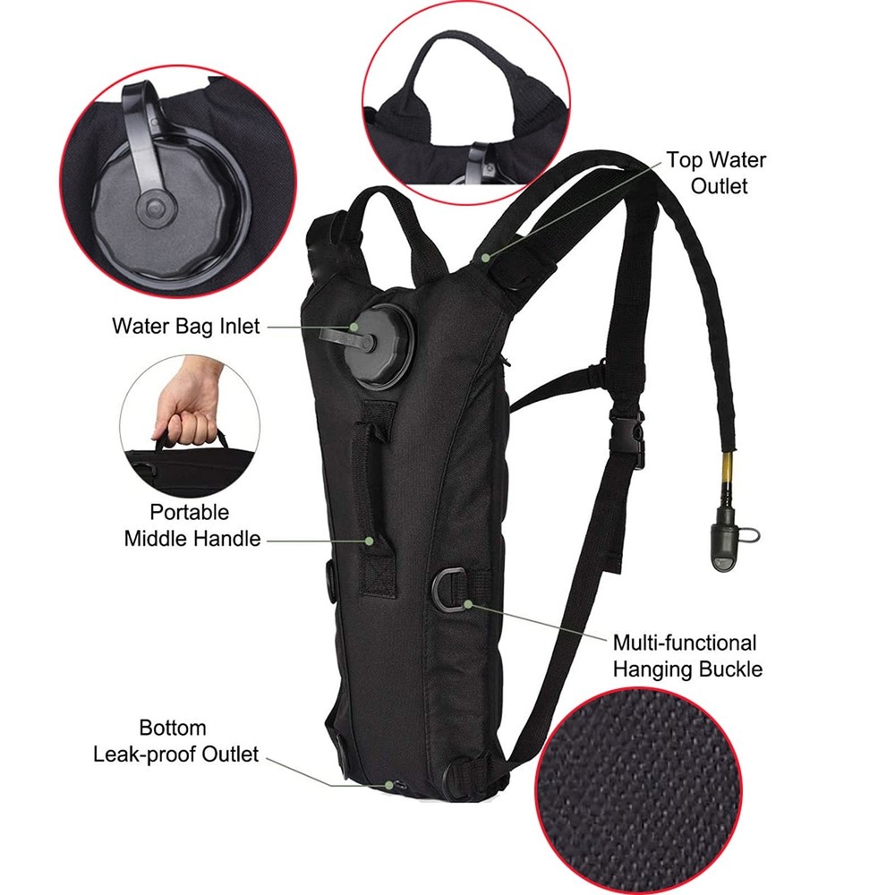 Water Backpack Hydration Backpack with Bladder Lightweight & Waterproof Hydra...