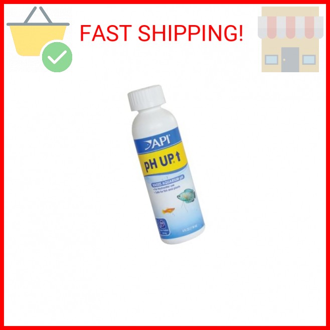 API pH UP Freshwater Aquarium Water pH Raising Solution for fish,4-Ounce Bottle,