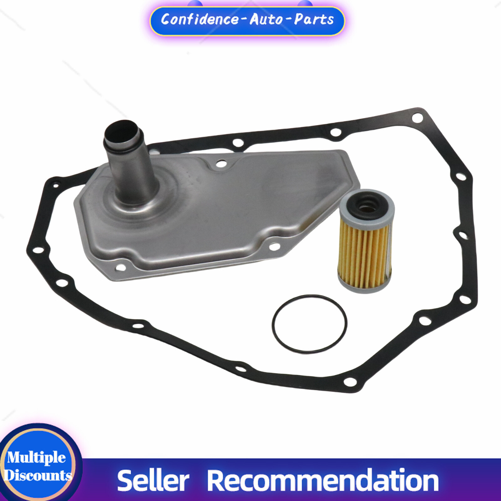 For Nissan Kicks 2018-2024 Versa 20-24 1.6L 3Pcs Transmission Oil Filter Gasket