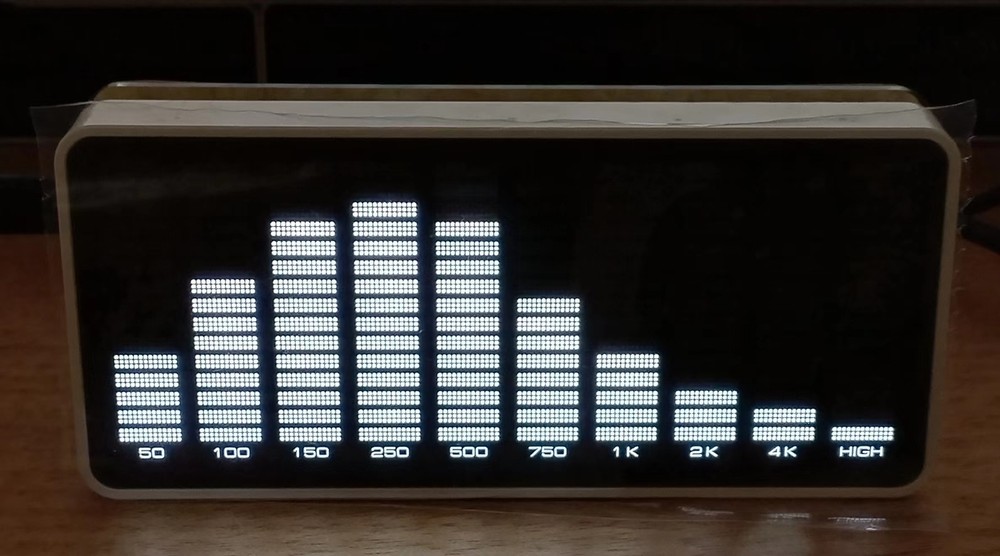 Sound Control & Wired Input Music Spectrum Rhythm Display Audio Level VU Meter