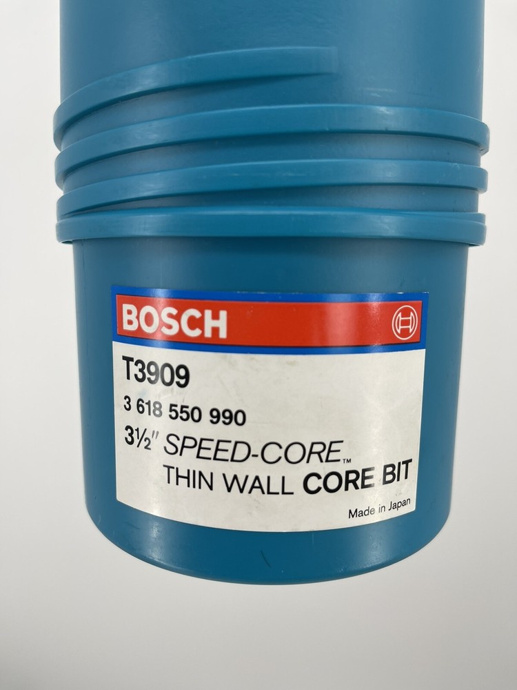 Bosch T3909 SDS-plus 3 1/2 in. Speed Core Thin Wall Core Bit for Masonry