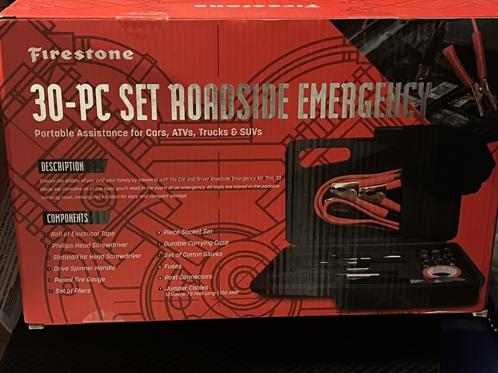 Firestone Road Side Emergency Kit. Brand New!!