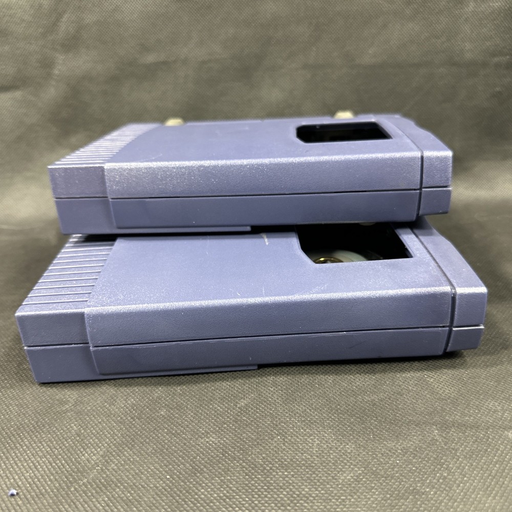 (2) Iomega Zip 100 Parallel External Drive Z100P2 w/ Power Cord & Cable Untested