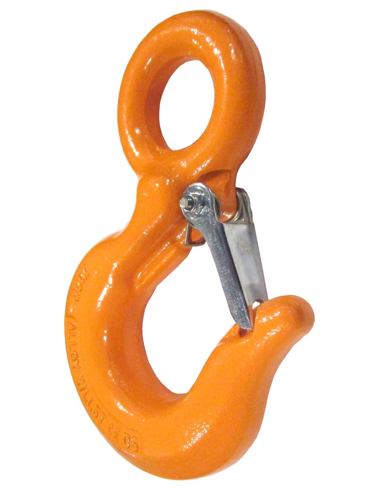 Eye Hoist Lifting Hook Alloy Steel with Safety Latch Overhead Winch Crane