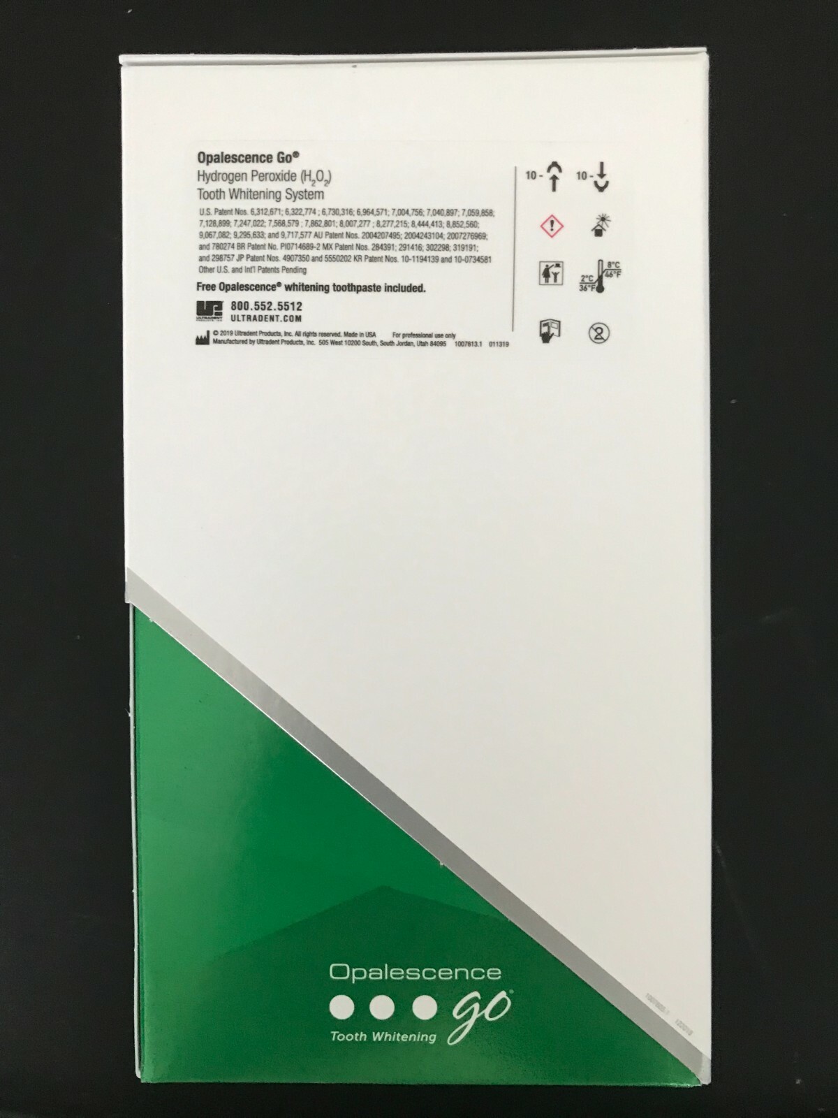 Authentic Opalescence Go 15% Mint Prefilled Teeth Whitening Trays Exp 09/30/25