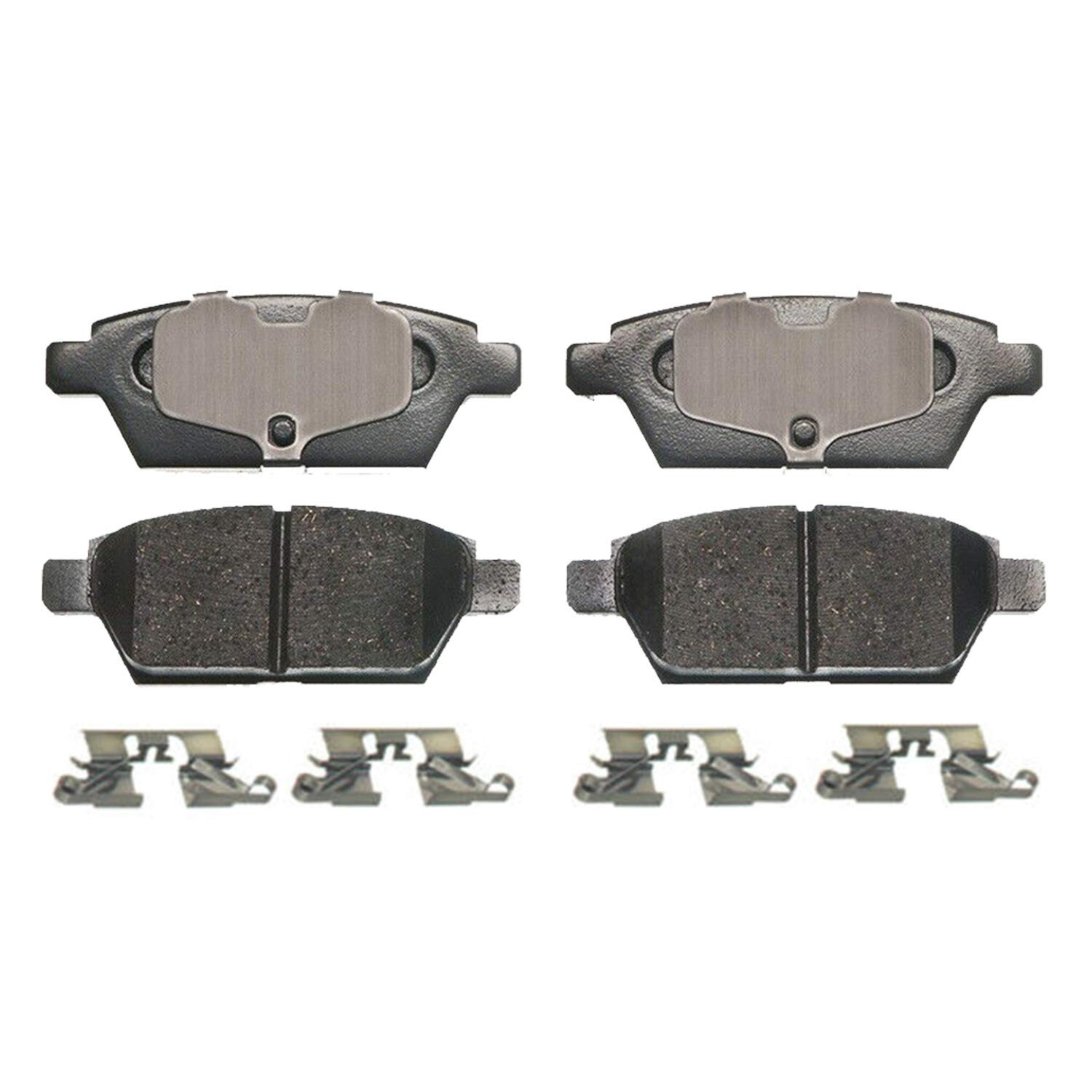 Front & Rear Ceramic Brake Pads Ford Fusion Lincoln MKZ Mazda 6 Milan Brakes Kit