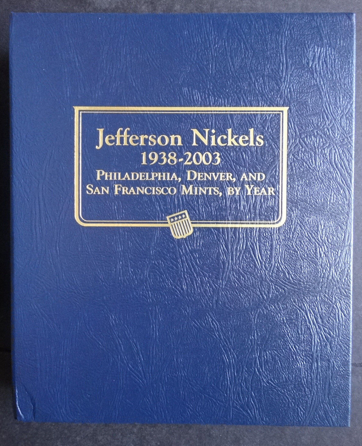 Set of 2 Whitman Jefferson Nickel 1938-2024 Coin Album Book P,D & San Francisco