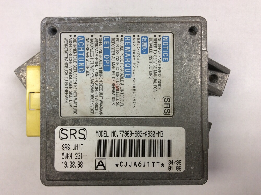 96 97 98 99 00 Civic SRS Supplemental Restraint System  Control Module OEM
