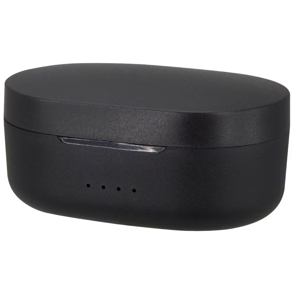 Black Truly Wireless Bluetooth with Rechargeable Case and Quick Charge, Sweatpro