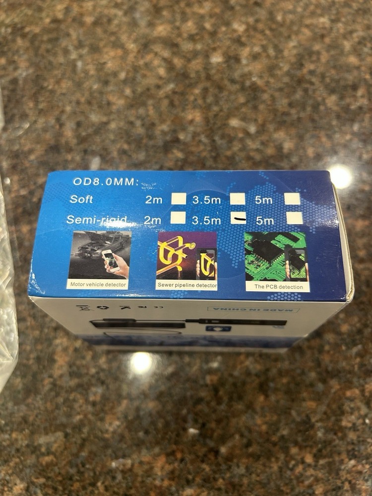 WiFi Endoscope Snake Inspection Camera for iPhone Android iOS C22 Open Box