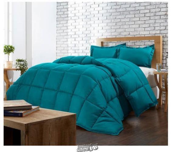 Premium Down Alternative Comfort Teal Twin Set