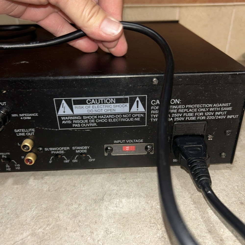 NHT SA-2 Power Amplifier, READ DESCRIPTION