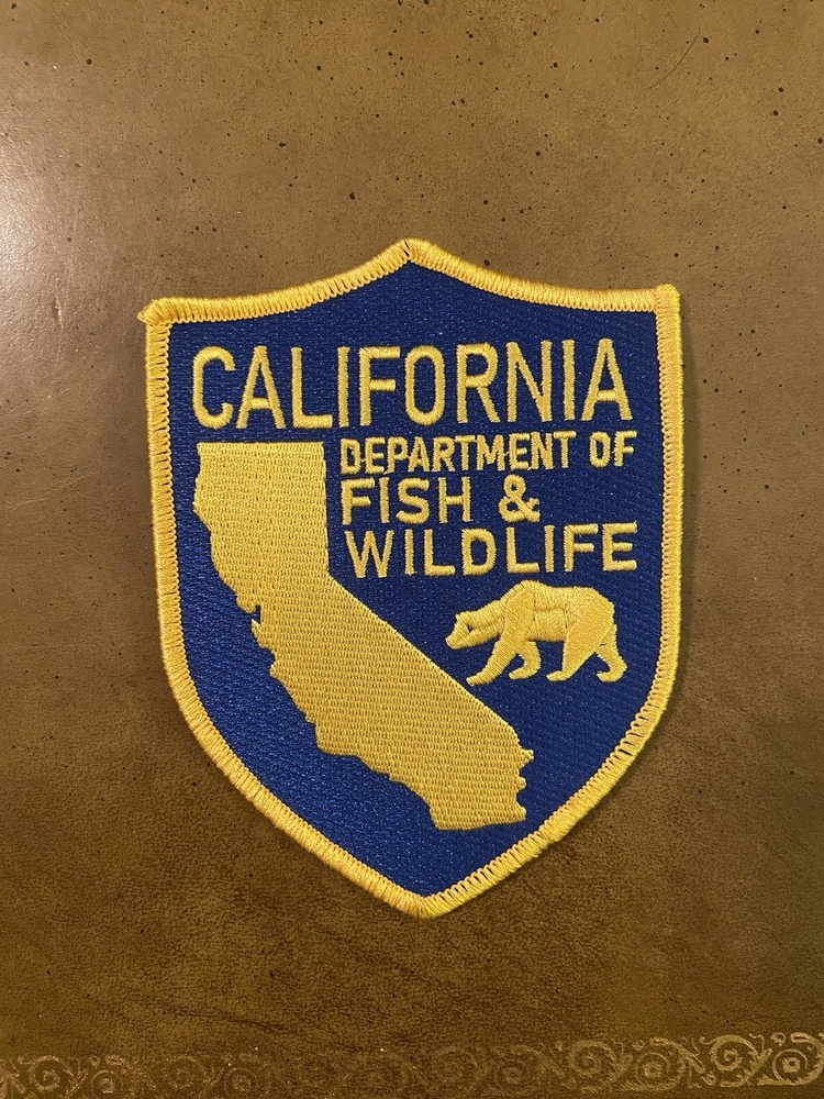 California Fish & Game Shoulder Patch
