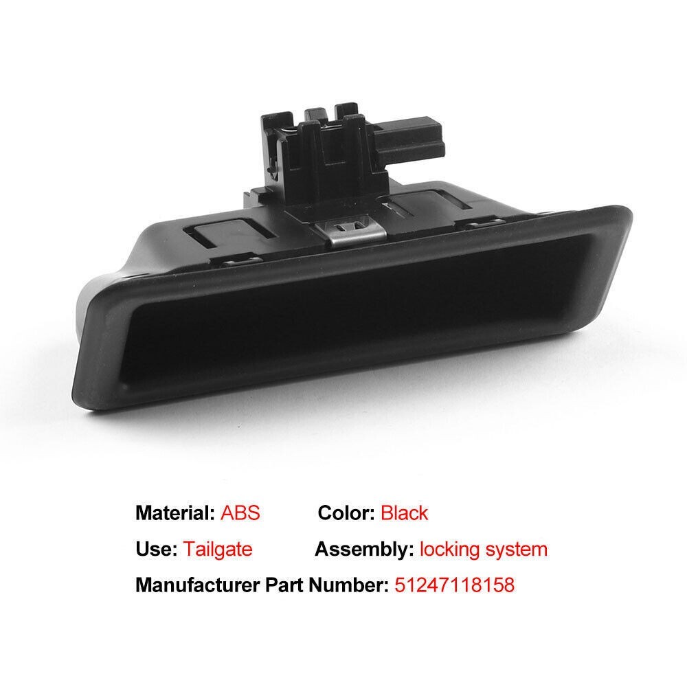 Trunk Lock Handle Push Button 51247118158 Fit BMW E82 E88 E90 E91 E92 E93 E60