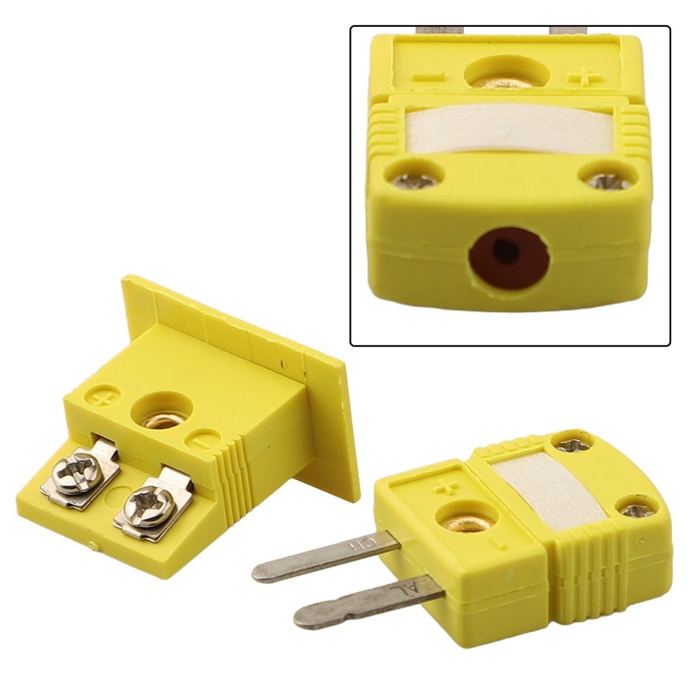 Simplified K Type Thermocouple Setup with Miniature Socket & Connector