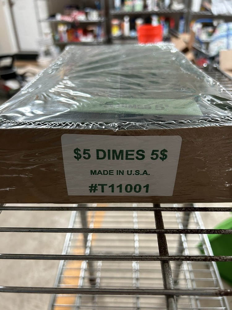 Coin Wrappers 1000 Dime Coin Rolls Flat Rollers