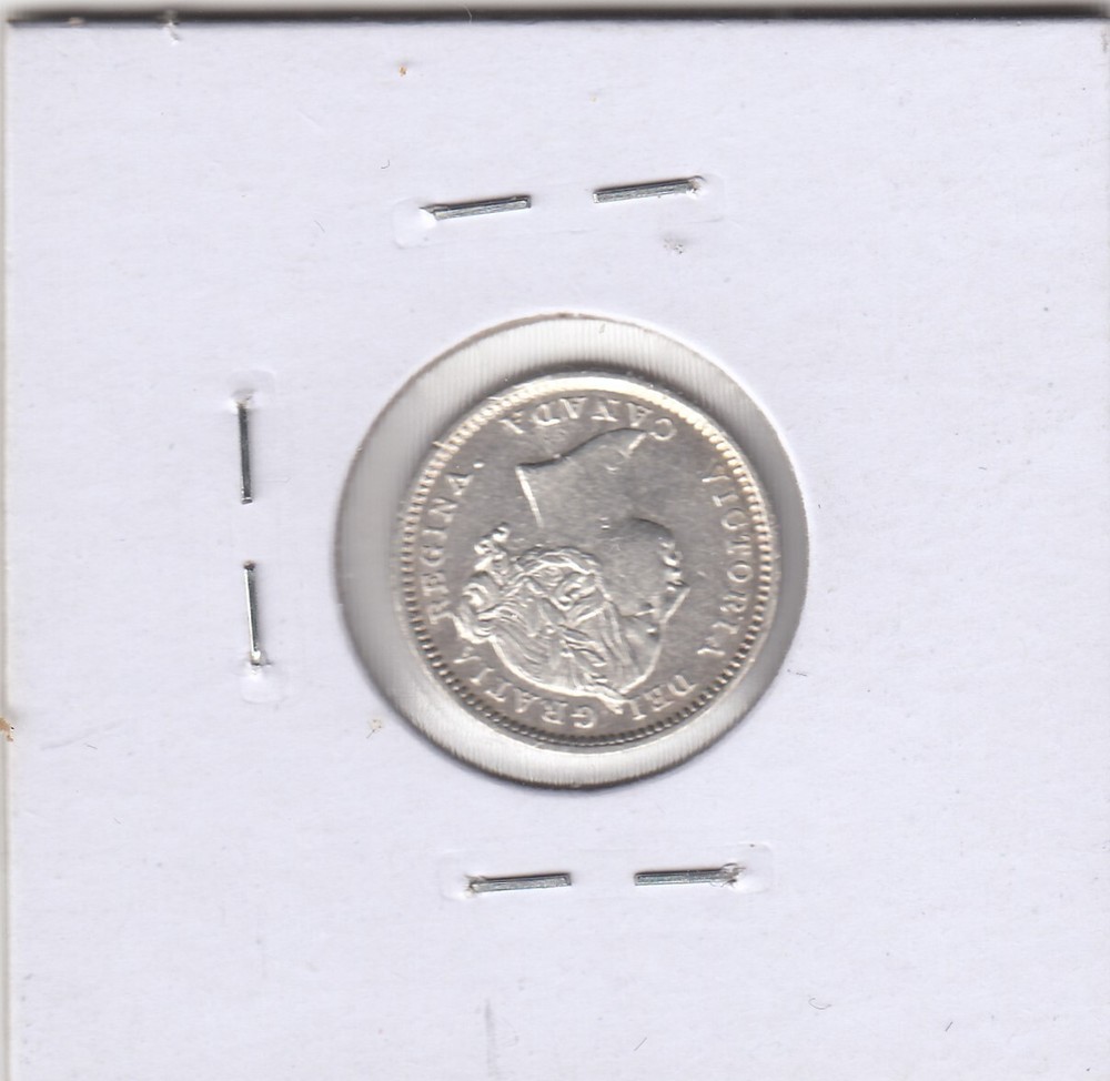 1900 Canada 10 Cents Silver Coin